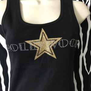 Silver & Gold Hollywood T, Size L