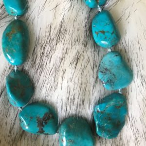 Genuine Turquoise String Necklace