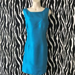 Molly Malloy Turquoise Silk Sheath