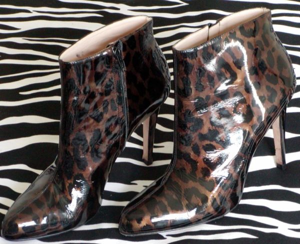 Animal Print Booties