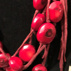 Kenneth Cole Red Coral Necklace