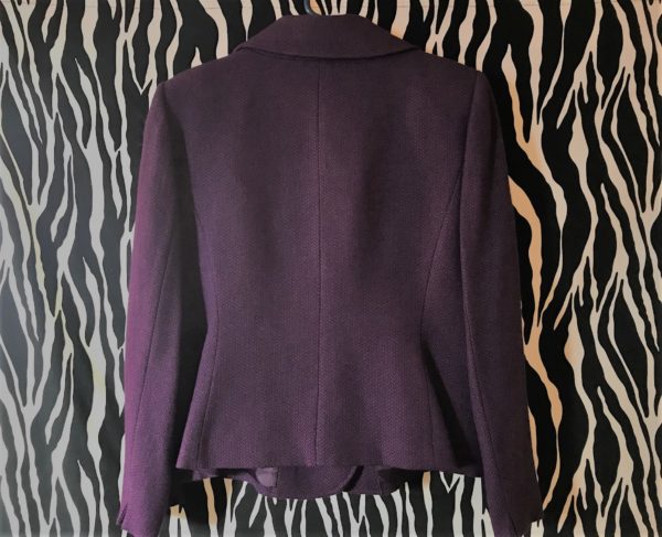 Purple Tahari Skirt Suit