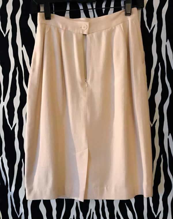 Vintage Anne Klein Silk Skirt Suit
