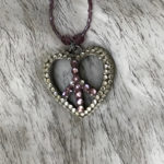 Swarovski Crystals Peace And Love Pendant