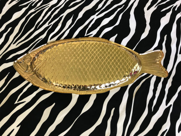 Brass Fish Platter Tray