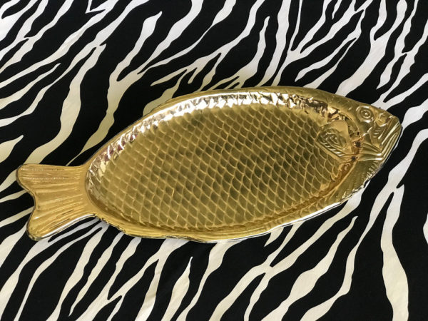 Brass Fish Platter Tray