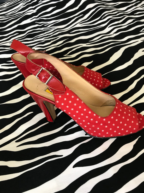 Fiorucci Red Sandals Made In Italy