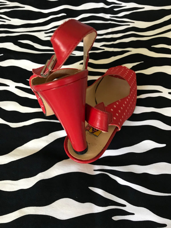 Fiorucci Red Sandals Made In Italy