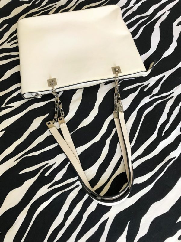 Over-The-Shoulder White Handbag