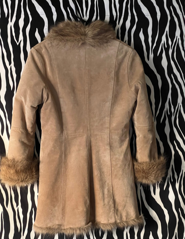 1970s Hippy Boho Faux Fur Shearling