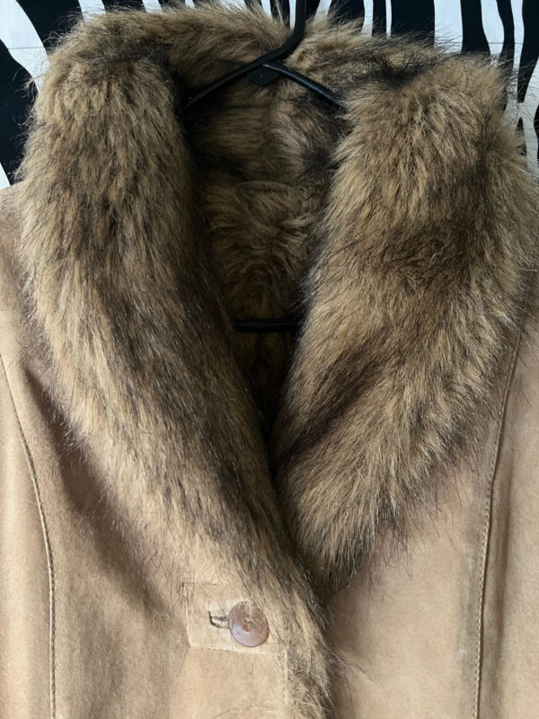 1970s Hippy Boho Faux Fur Shearling