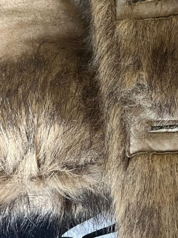 1970s Hippy Boho Faux Fur Shearling