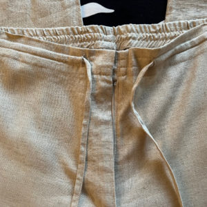 High-Waist Linen Pants