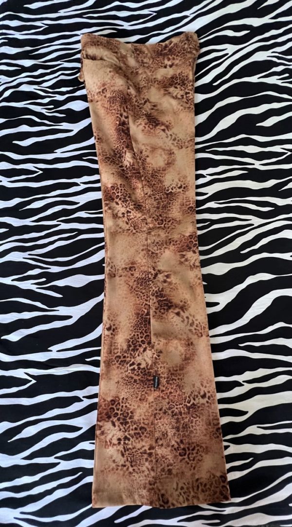 Rampage Jeans Wild Animal Print Faux Suede