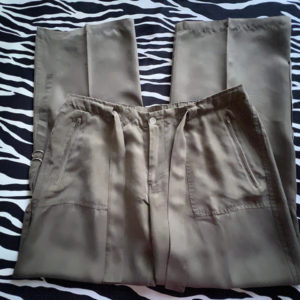 Rampage Olive Green Silk Pants