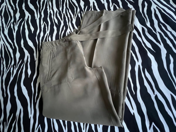 Rampage Olive Green Silk Pants